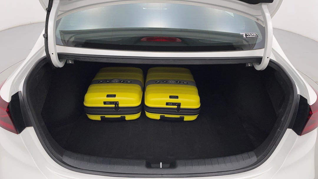 Boot Inside View with Luggage