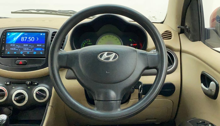 2010 Hyundai i10 SPORTZ 1.2, Petrol, Manual, 1,04,176 km, Steering Wheel Close Up