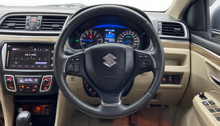 2019 Maruti Ciaz ALPHA 1.5 AT SHVS, Petrol, Automatic, 43,852 km, Steering Wheel Close-up