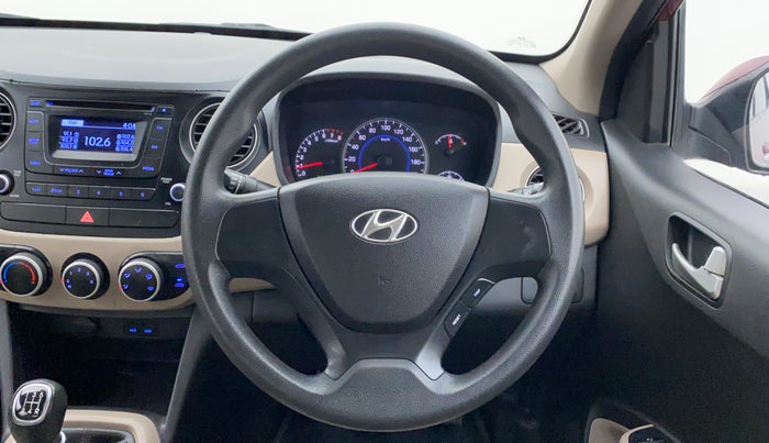 2013 Hyundai Grand i10 SPORTZ 1.2 KAPPA VTVT, Petrol, Manual, 30,560 km, Steering Wheel Close Up