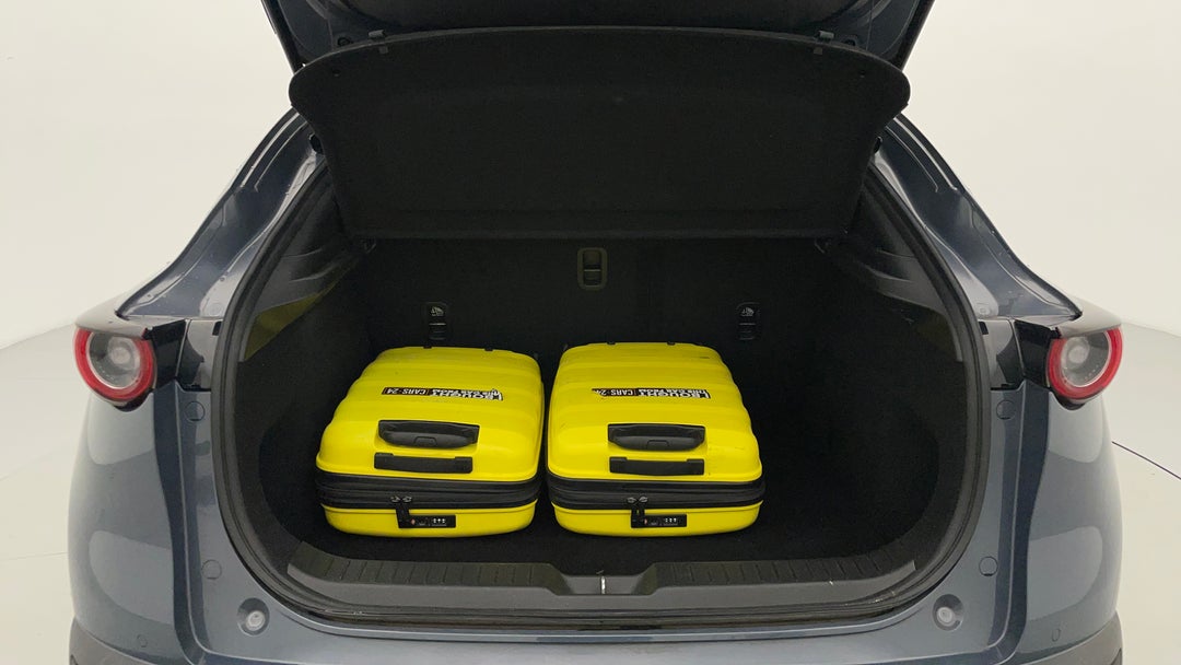 Boot Inside View with Luggage