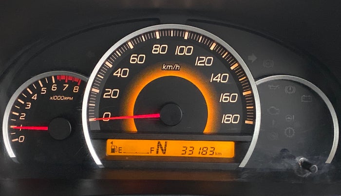 2016 Maruti Wagon R 1.0 VXI AMT, Petrol, Automatic, 33,255 km, Odometer Image