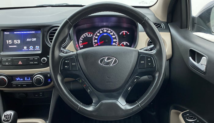 2017 Hyundai Grand i10 ASTA 1.2 KAPPA VTVT, Petrol, Manual, 35,740 km, Steering Wheel Close Up