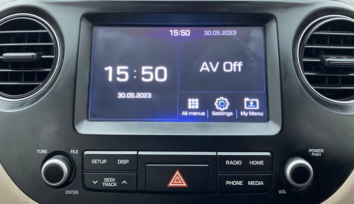 2017 Hyundai Grand i10 ASTA 1.2 KAPPA VTVT, Petrol, Manual, 35,740 km, Infotainment System