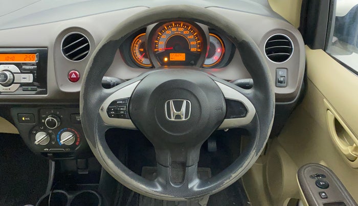 2014 Honda Brio S MT, Petrol, Manual, 23,624 km, Steering Wheel Close Up