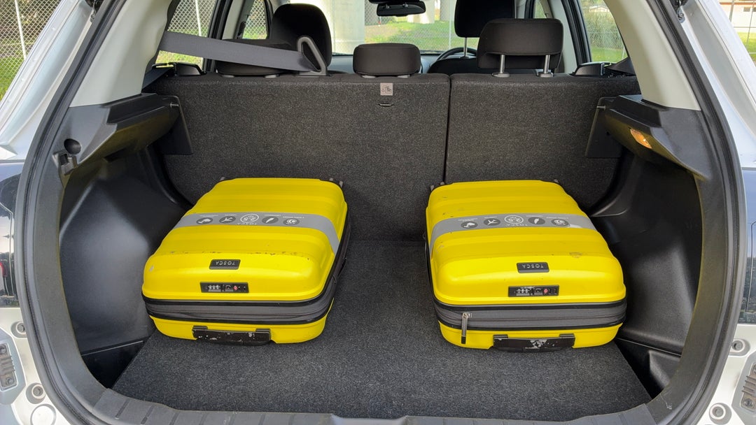 Boot Inside View with Luggage