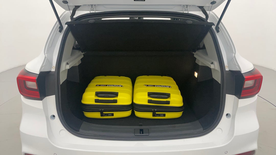 Boot Inside View with Luggage