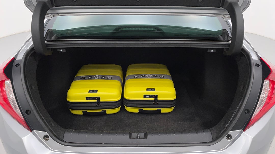 Boot Inside View with Luggage