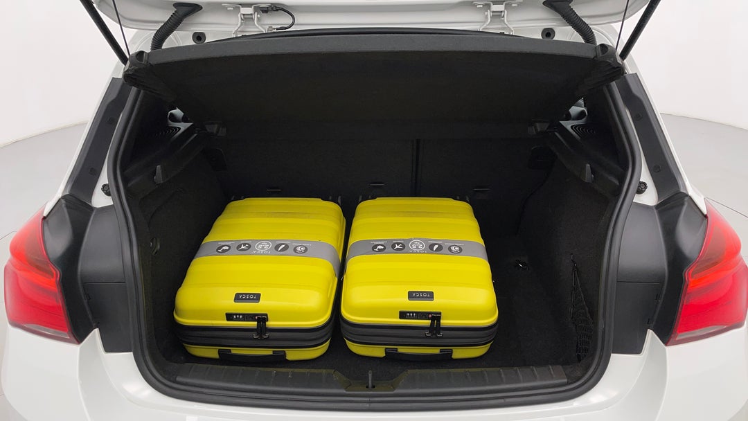 Boot Inside View with Luggage