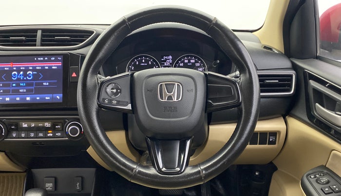 2018 Honda Amaze 1.2 V CVT I VTEC, Petrol, Automatic, 45,982 km, Steering Wheel Close Up