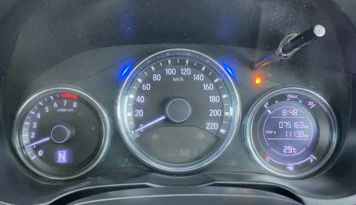 2017 Honda City ZX CVT, Petrol, Automatic, 75,452 km, Odometer Image