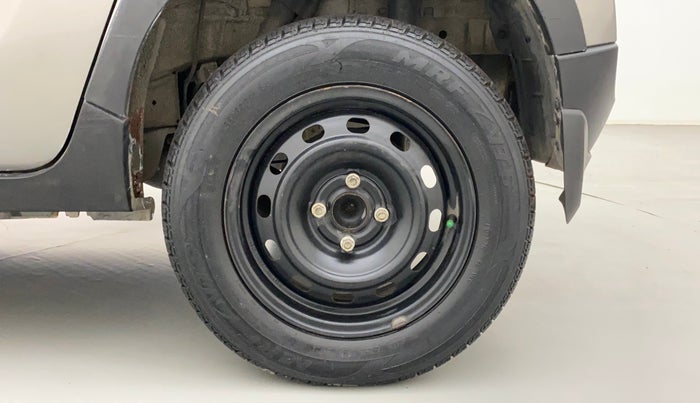 2017 Mahindra Kuv100 K4 6 STR, Petrol, Manual, 33,573 km, Left Rear Wheel
