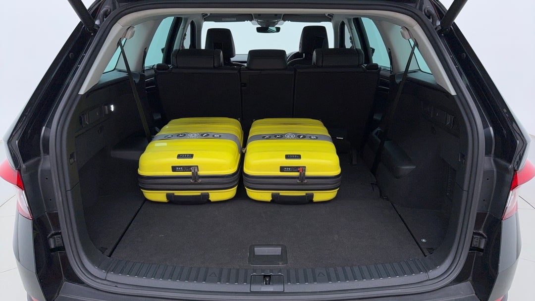 Boot Inside View with Luggage