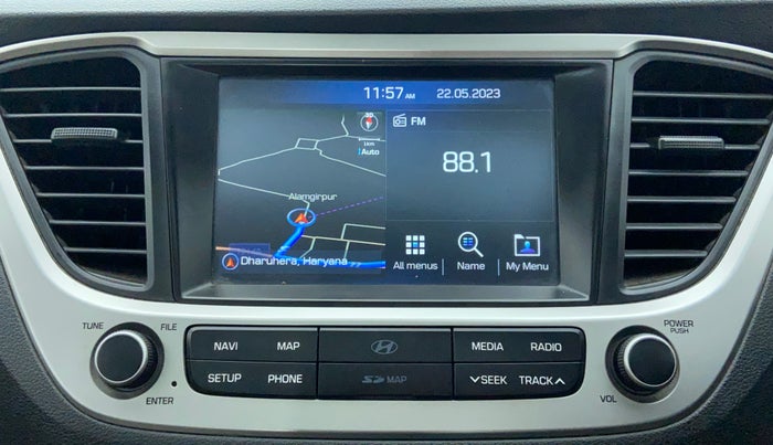 2018 Hyundai Verna 1.6 VTVT SX O, Petrol, Manual, 67,110 km, Infotainment System