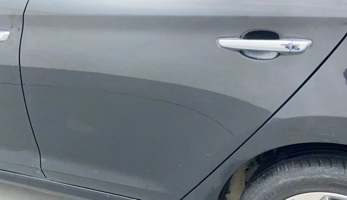 2018 Hyundai Verna 1.6 VTVT SX O, Petrol, Manual, 67,110 km, Rear left door - Minor scratches