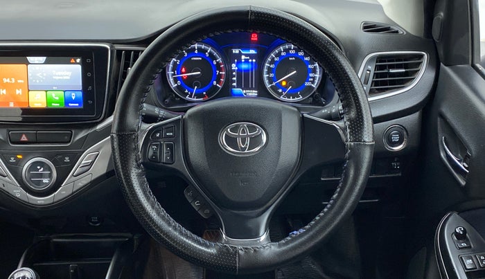 2020 Toyota Glanza G MT PETROL, Petrol, Manual, 11,712 km, Steering Wheel Close Up