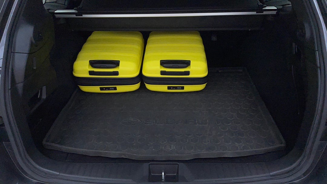 Boot Inside View with Luggage