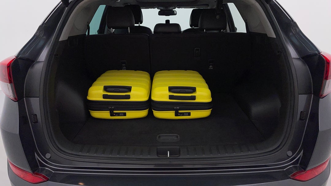 Boot Inside View with Luggage