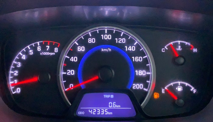 2016 Hyundai Grand i10 SPORTZ 1.2 KAPPA VTVT, Petrol, Manual, 42,484 km, Odometer Image
