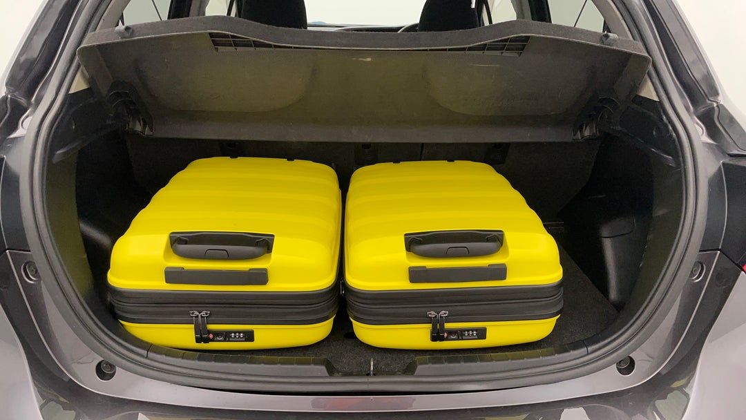 Boot Inside View with Luggage