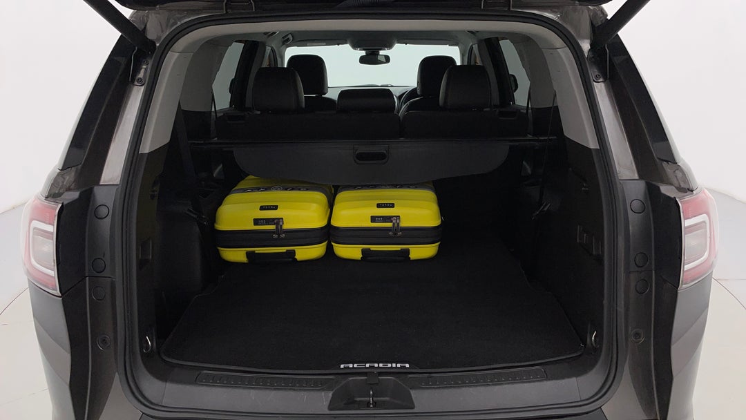 Boot Inside View with Luggage