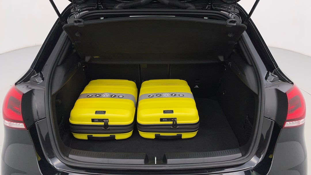 Boot Inside View with Luggage