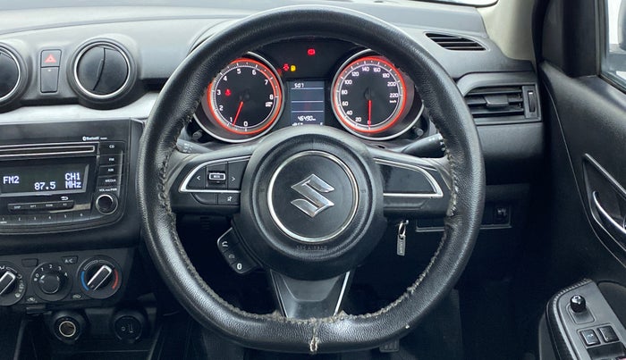 2018 Maruti Swift VXI D, Petrol, Manual, 46,582 km, Steering Wheel Close Up