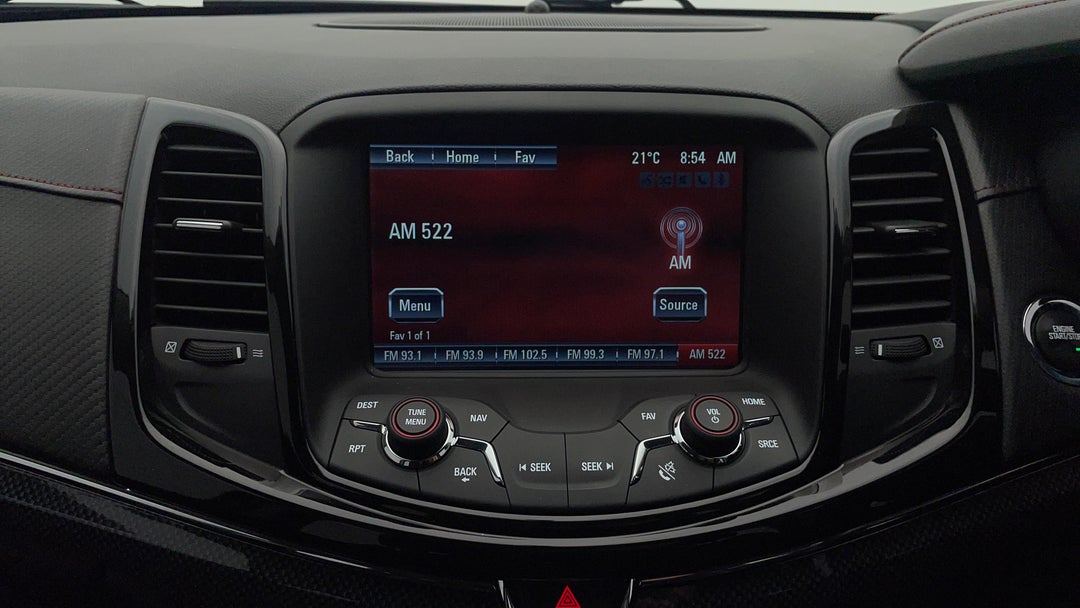 2016 Holden Commodore Sv6 Black Edition, Automatic, 141680 km, Infotainment System