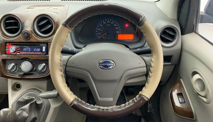 2015 Datsun Go Plus T, Petrol, Manual, 97,380 km, Steering Wheel Close Up