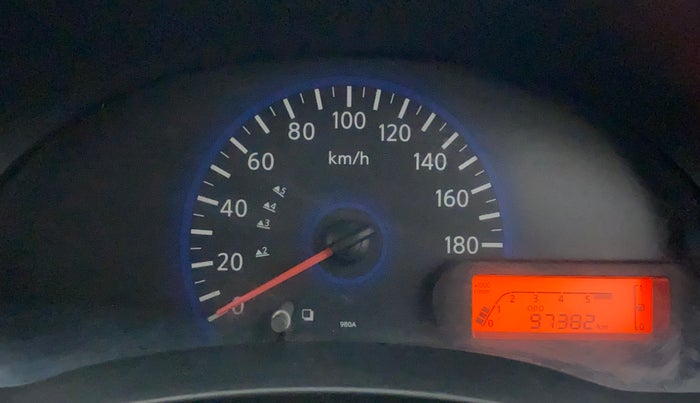 2015 Datsun Go Plus T, Petrol, Manual, 97,380 km, Odometer Image