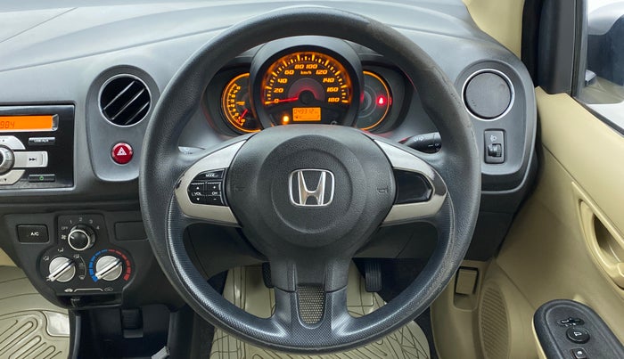 2014 Honda Amaze 1.2 SMT I VTEC, Petrol, Manual, 49,379 km, Steering Wheel Close Up