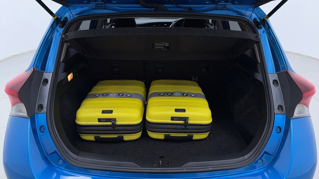 Boot Inside View with Luggage