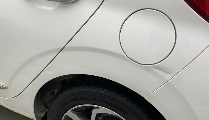 2020 Hyundai GRAND I10 NIOS ASTA AMT 1.2 KAPPA VTVT, Petrol, Automatic, 18,200 km, Left quarter panel - Minor scratches