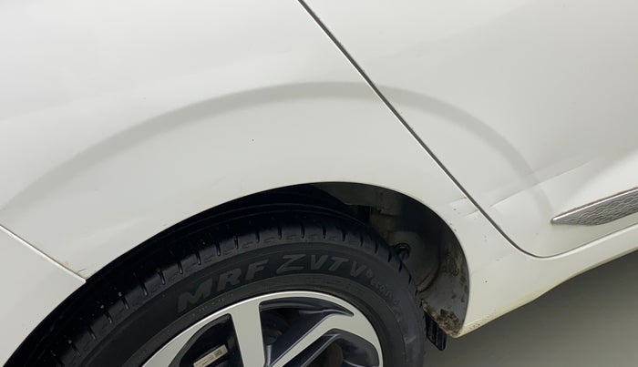 2020 Hyundai GRAND I10 NIOS ASTA AMT 1.2 KAPPA VTVT, Petrol, Automatic, 18,200 km, Right quarter panel - Slightly dented