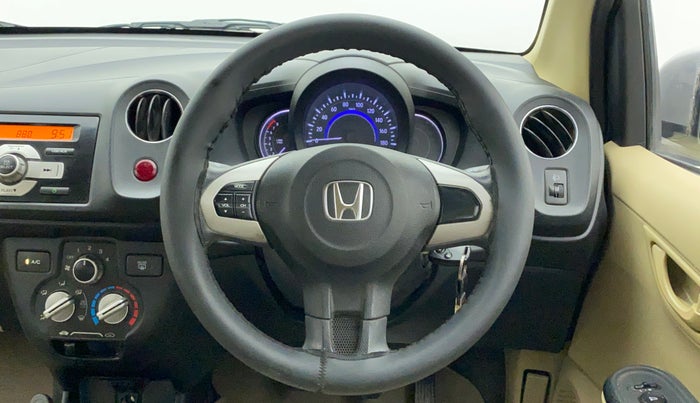 2015 Honda Brio S MT, Petrol, Manual, 14,214 km, Steering Wheel Close Up