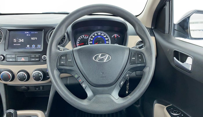 2017 Hyundai Grand i10 SPORTZ (O) 1.2 AT VTVT, Petrol, Automatic, 13,414 km, Steering Wheel Close Up