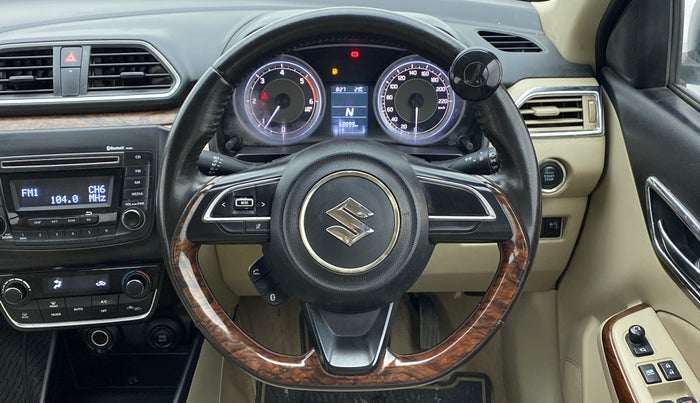2019 Maruti Dzire ZDI AMT, Diesel, Automatic, 68,965 km, Steering Wheel Close Up