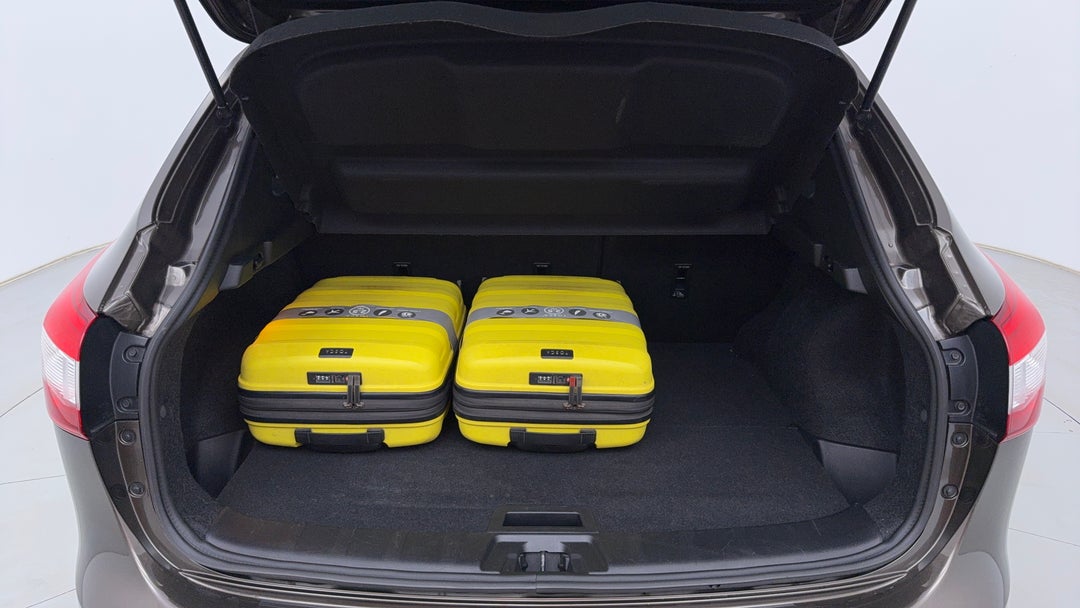 Boot Inside View with Luggage