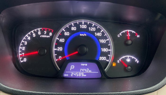 2017 Hyundai Grand i10 SPORTZ (O) 1.2 AT VTVT, Petrol, Automatic, 24,630 km, Odometer Image
