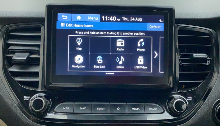 2021 Hyundai Verna SX (O) 1.5 CRDI AT, Diesel, Automatic, 63,411 km, Infotainment System