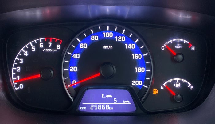 2017 Hyundai Xcent E PLUS, Petrol, Manual, 25,936 km, Odometer Image