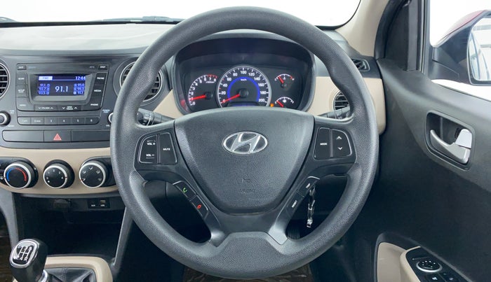 2016 Hyundai Grand i10 SPORTZ 1.2 KAPPA VTVT, Petrol, Manual, 68,577 km, Steering Wheel Close Up