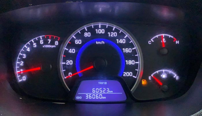 2016 Hyundai Grand i10 SPORTZ 1.2 KAPPA VTVT, Petrol, Manual, 36,116 km, Odometer Image