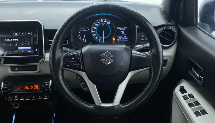 2018 Maruti IGNIS ALPHA 1.2 K12 AMT, Petrol, Automatic, 34,509 km, Steering Wheel Close Up