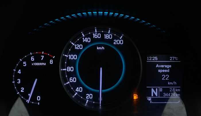 2018 Maruti IGNIS ALPHA 1.2 K12 AMT, Petrol, Automatic, 34,509 km, Odometer Image