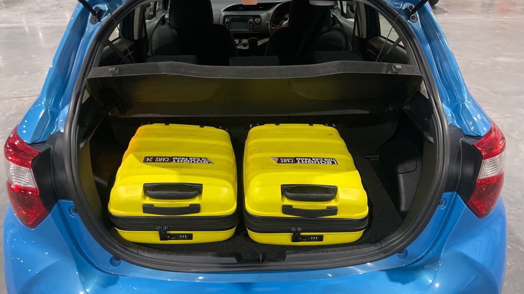 2018 Toyota Yaris Ascent, Automatic, 40721 km, Boot Inside View with Luggage
