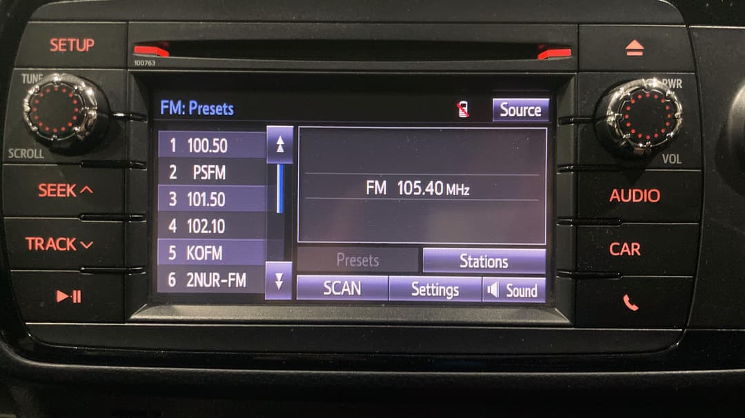 2018 Toyota Yaris Ascent, Automatic, 40721 km, Infotainment System