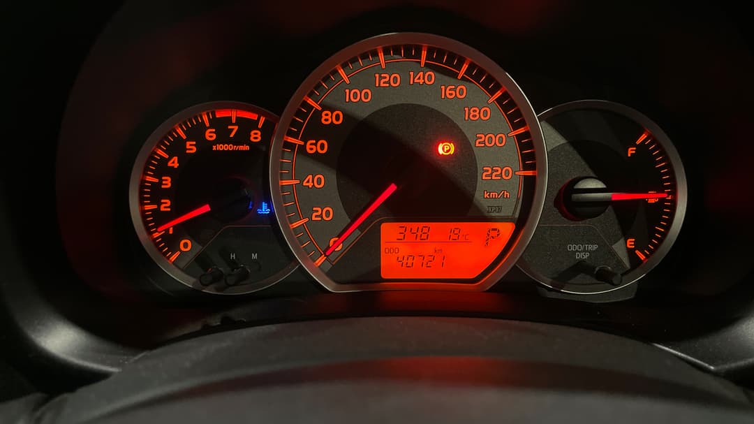 2018 Toyota Yaris Ascent, Automatic, 40721 km, Odometer View