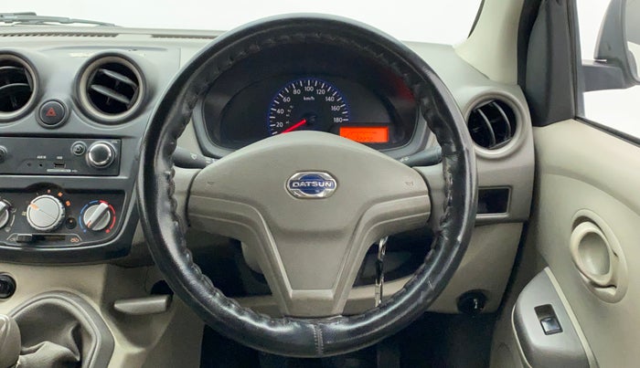 2014 Datsun Go T, Petrol, Manual, 22,272 km, Steering Wheel Close Up