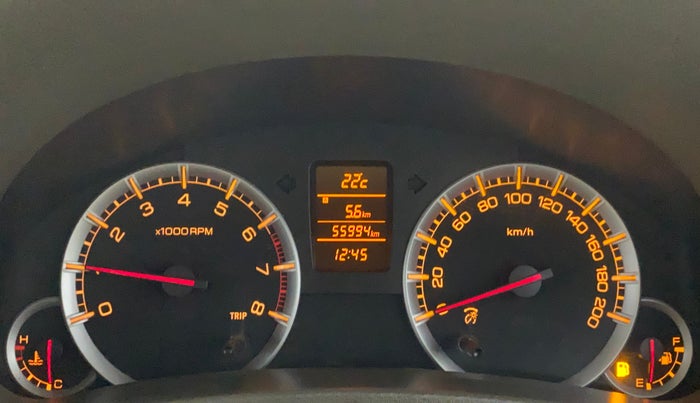 2014 Maruti Ertiga ZXI, Petrol, Manual, 56,019 km, Odometer Image